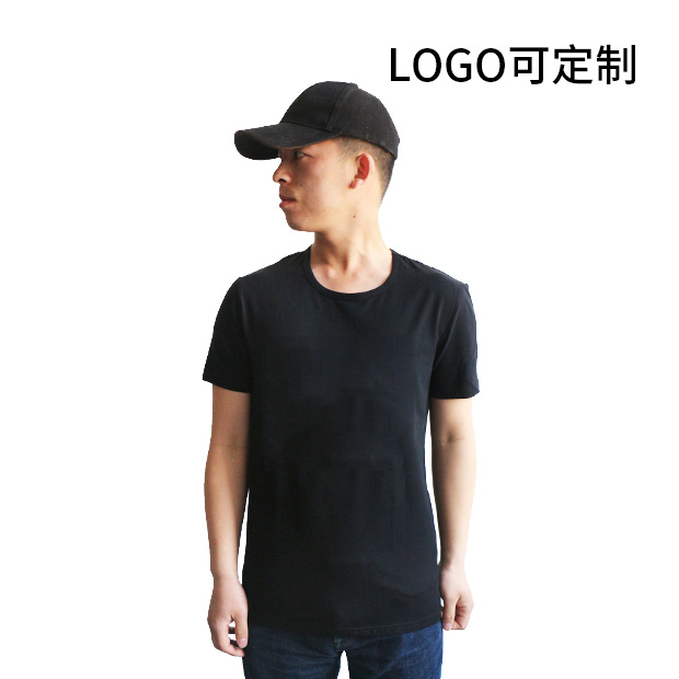 190g純棉 100%精梳棉圓領 短袖T恤 Logo可定制