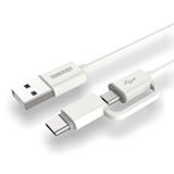 ROMOSS 羅馬仕 CB21數據線V8轉type-c二合一快充2A充電器線