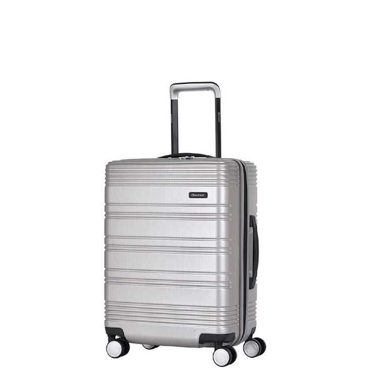 安迈特雅士（EMINENT）拉杆箱 万向轮行李箱男 时尚商务旅行箱 20英寸登机箱 KJ56-银色 银色 20寸