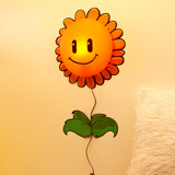 生活演異 花顏墻貼壁燈 DIY創意禮物 向日葵