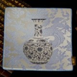 杭州造府古韻青花鼠標墊 真絲材質古韻青花傳承經典 商務禮品