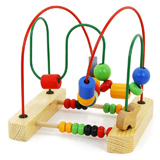 木玩世家串珠绕珠架 儿童节玩具