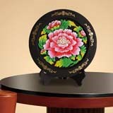 金乌炭雕富贵芙蓉（小号) 富贵华丽素雅恬静 送亲朋好友