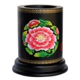 富贵同庆笔筒 汪涵代言金乌炭雕专柜正品碳雕 礼品|送领导|会议礼品|商务礼品